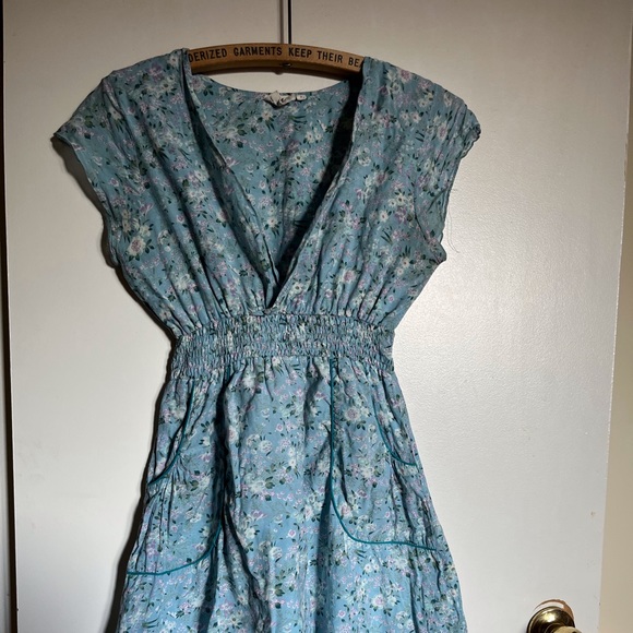 Cotton Floral Summer Dress with Pockets - Picture 2 of 11